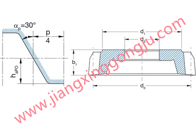 Disc-type gear pinion cutter with DIN 5482